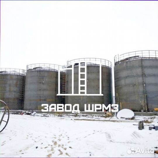 Резервуар вертикальный 500, 700, 1000, 2000 кубов