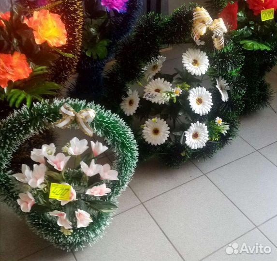 Венки ритуальные оптом