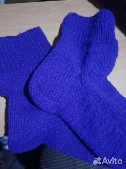 Носки вязаные ручной работы мужские