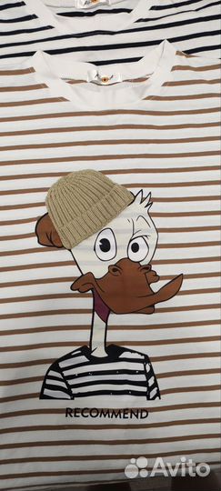 Парные футболки с принтом-аппликацией