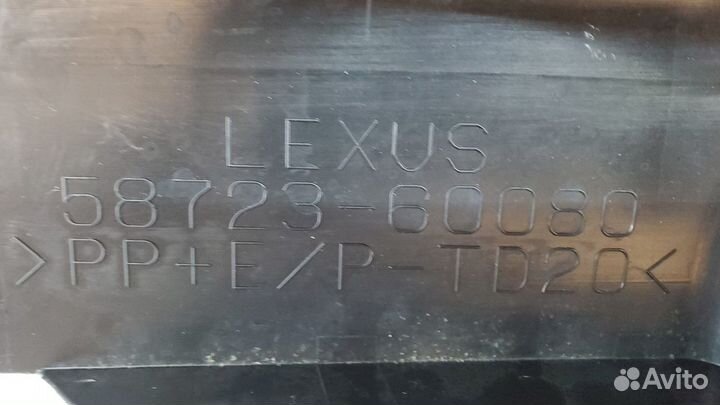 Пыльник заднего бампера правый Lexus LX 2015-2022