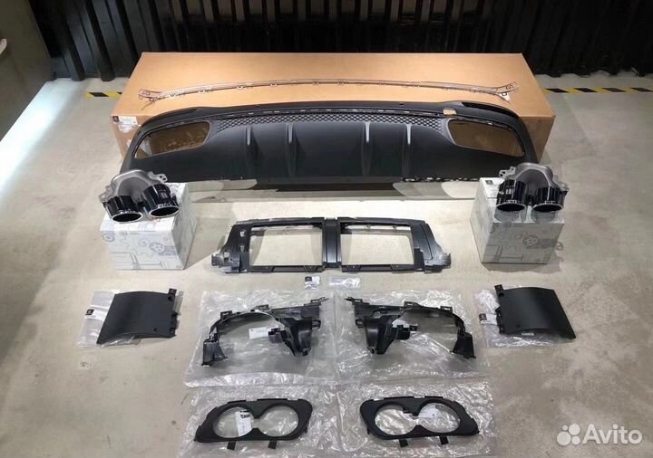 Оригинал дифузор Mercedes GLE w167 Amg 5.3