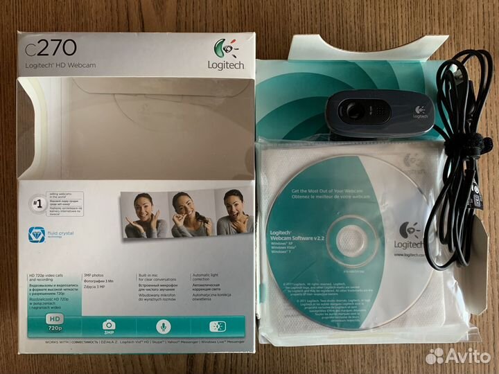Веб-камера Logitech HD Webcam C270