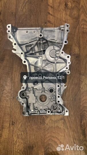 Передняя крышка двс с масляным насосом G4NA