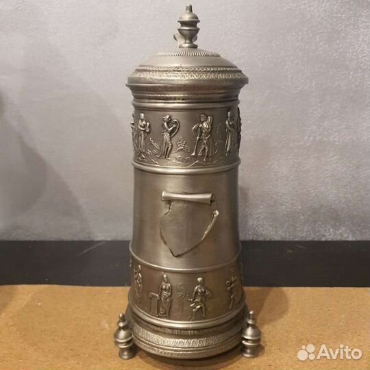 Роскошная антикварная пивная кружка 