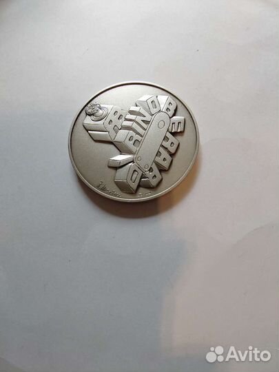 Медальон Италия серебро