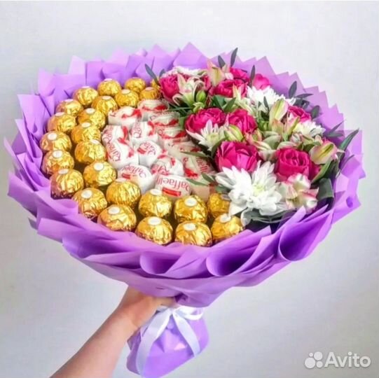 Съедобные букеты/подарок маме/девушке/жене/бабушк