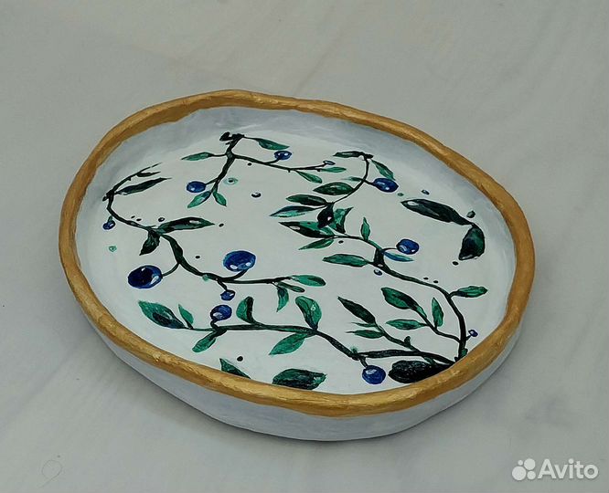 Тарелочки из глины