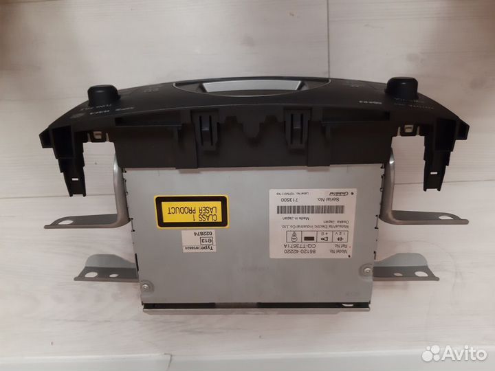 Штатная магнитола toyota rav4