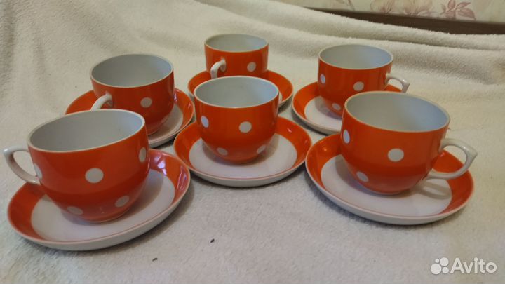 Чайная пара фарфор СССР