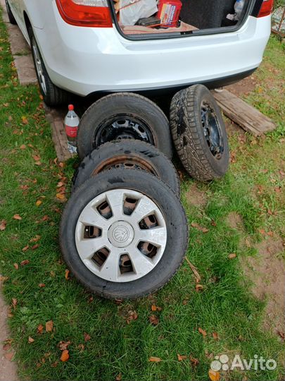 Диски r 14 Шкода рапид с зимней резиной