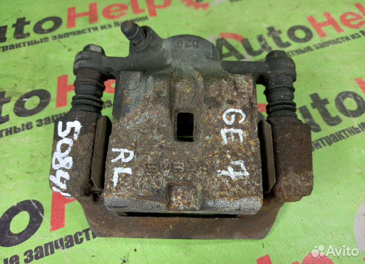 Суппорт тормозной subaru impreza GE7 задний левый