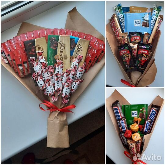 Букеты из конфет