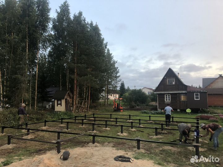 Винтовые сваи под ключ монтаж установка