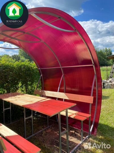 Беседка из поликарбоната