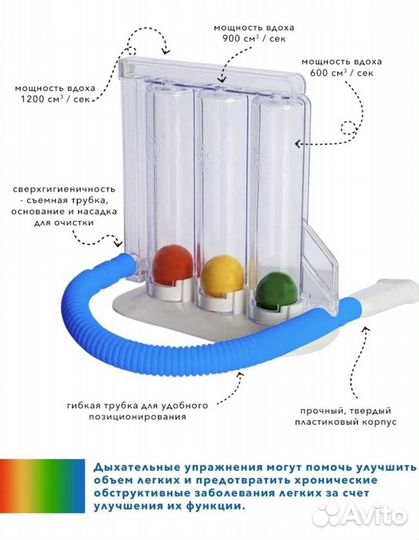 Тренажёр для дыхания Try-Ball