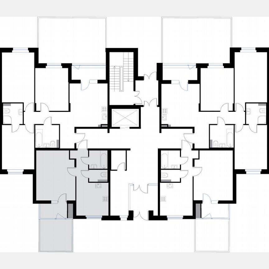 1-к. квартира, 41,8 м², 1/3 эт.