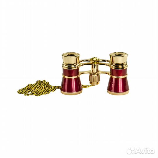 Бинокль театральный лак и золотое напыление