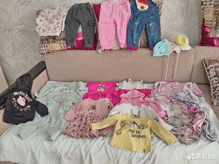 Вещи пакетом на девочку 86,92