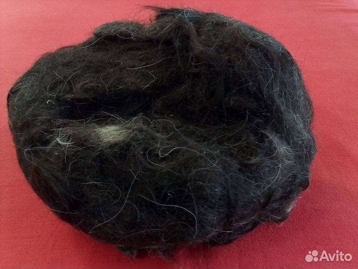 Шерсть собачья\\Цена за 100 грамм\\Всего 1286грамм