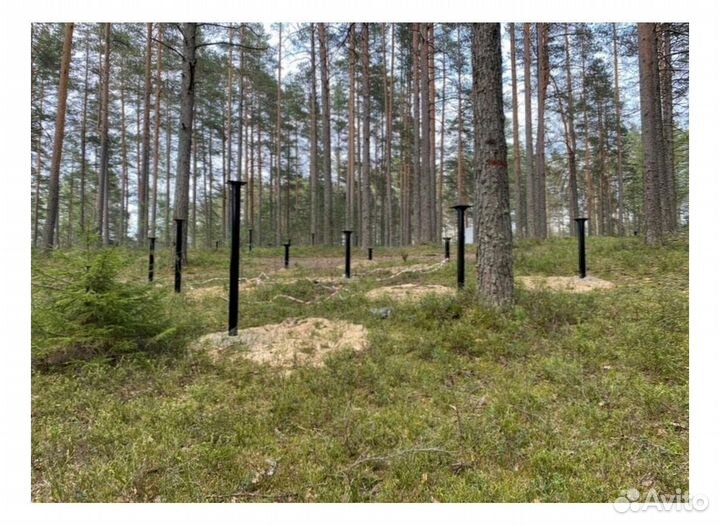 Винтовые сваи под ключ установка