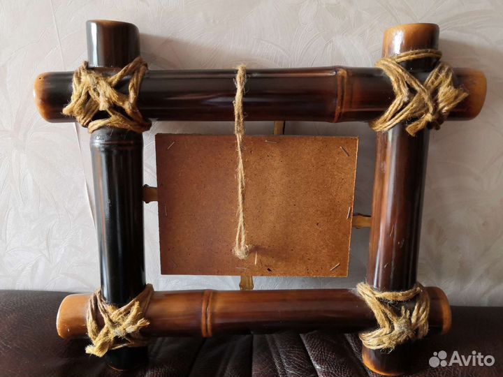 Фоторамка из бамбука