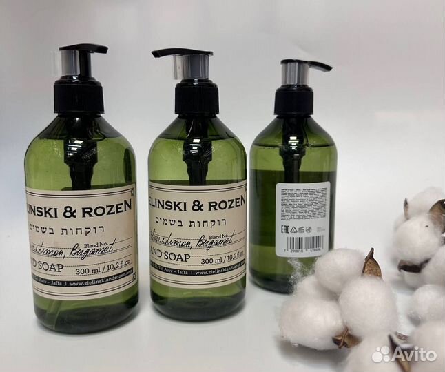 Zielinski &rozen hand soap мыло для рук 300мл