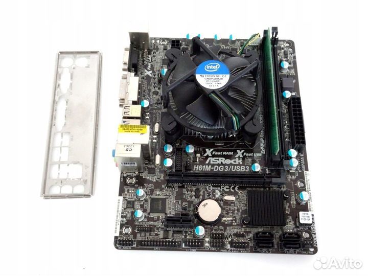 Связка Core i3 i5 i7 Xeon Ryzen цп мать озу кулер