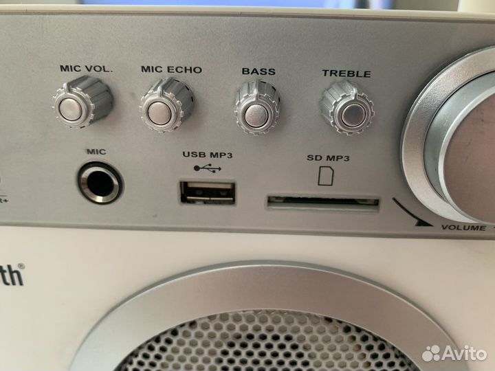 Портативная bluetooth аудиосистема supra