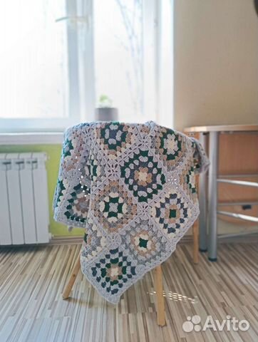 Вязание пледов на заказ крючком и спицами