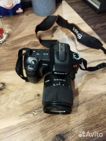 Зеркальный фотоаппарат sony