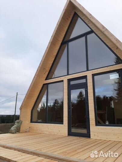 Строительство каркасных домов A-frame (А-фрэйм)