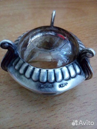 Солонка мельхиор СССР