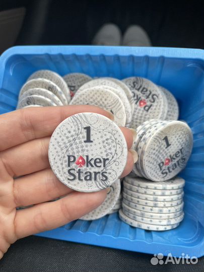 Фишки для покера керамические Poker Stars