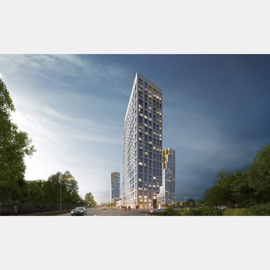 2-к. квартира, 48,8 м², 3/29 эт.