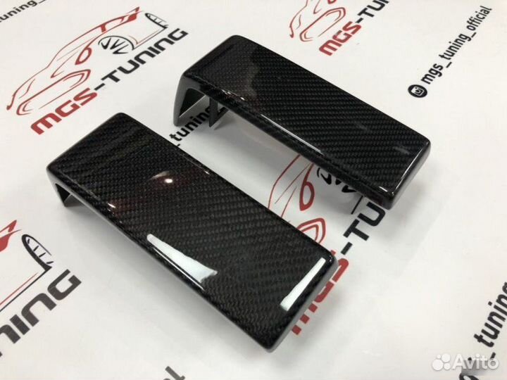Клыки карбон в бампер Mercedes G63 AMG w463