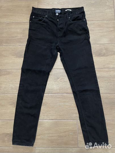 Джинсы slim pull and bear черные