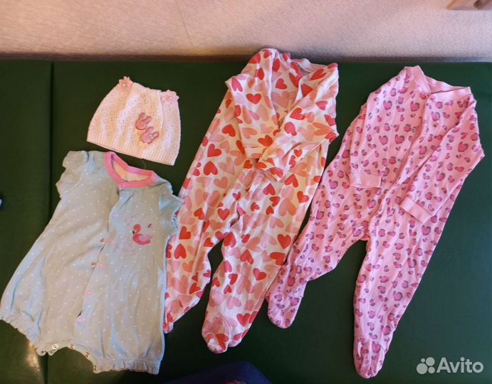 Вещи пакетом на девочку 68-74