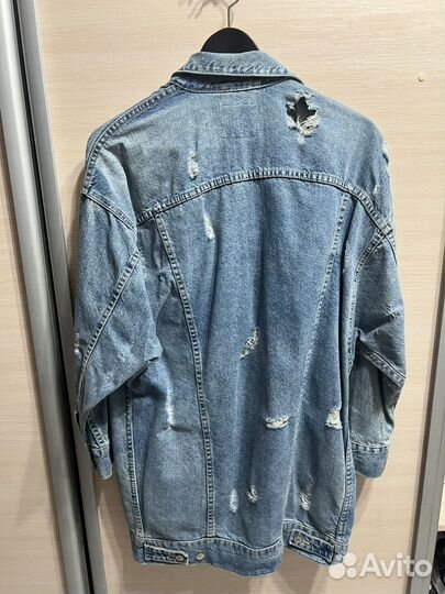 Джинсовая куртка zara женская S