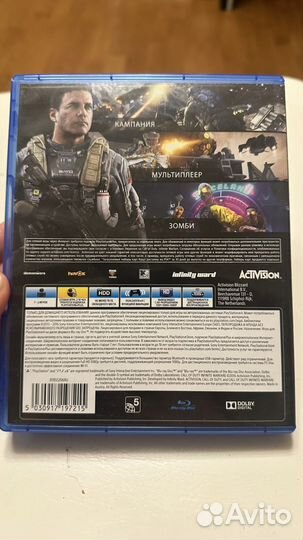 Диск на ps4 call of duty infinity warfare