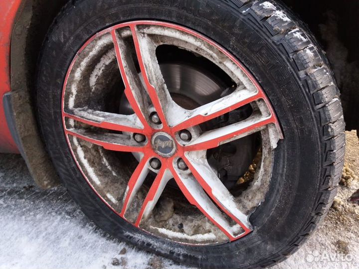 Комплект дисков Freemotion b233 7х17red+white