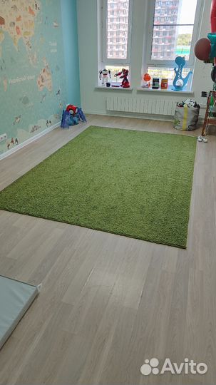 Ковер IKEA зеленый
