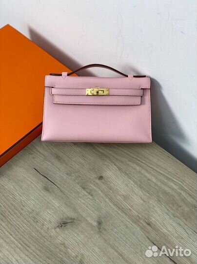 Сумка Hermes kelly pochette chevre