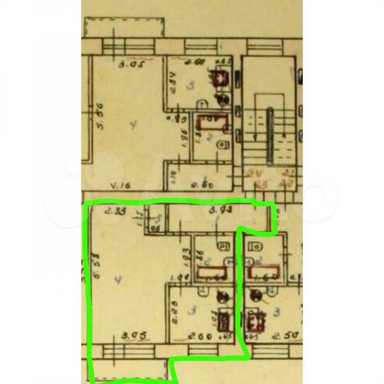 1-к. квартира, 32,3 м², 3/3 эт.