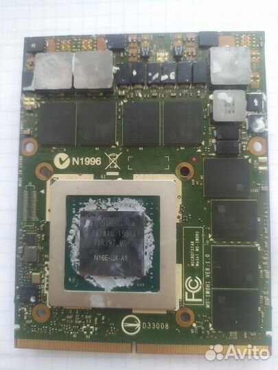 Видеокарта GTX980m