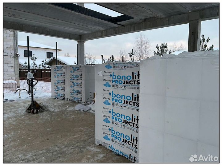 Газобетонные блоки, пеноблоки Bonolit
