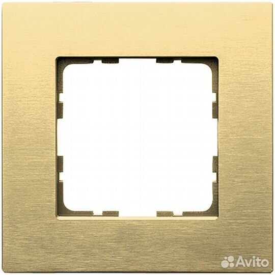 Jasmart Рамка 1-постовая, алюминий Champagne Gold