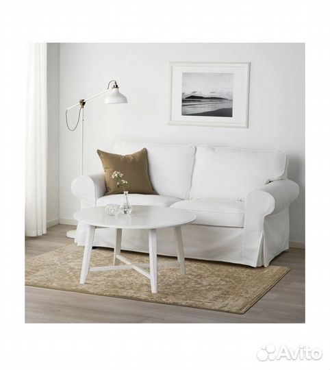 Ковер икеа герлев, с рисунком бежевый, 2.3 х 1.7 м