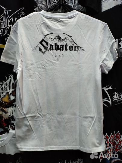 Футболка Sabaton / Белая