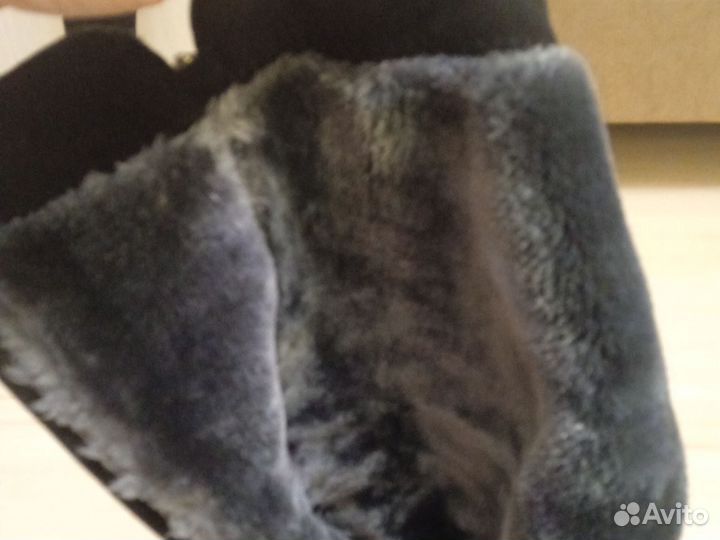 Сапоги ботфорты зимние 38